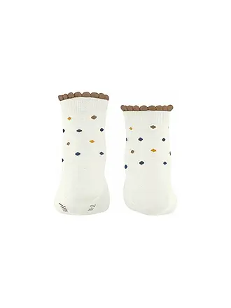 FALKE | Chaussettes enfant MULTIDOT blanc cassé | weiss
